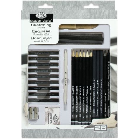 Zestaw artystyczny R&L Sketching Pencil Art Set, 28 elementów - 2
